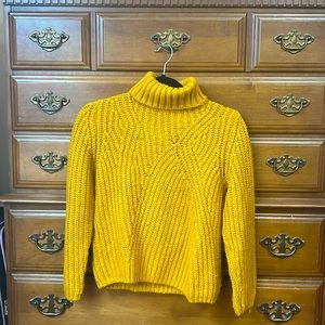 Lucky Brand Cozy Knit Sweater - Mustard Yellow